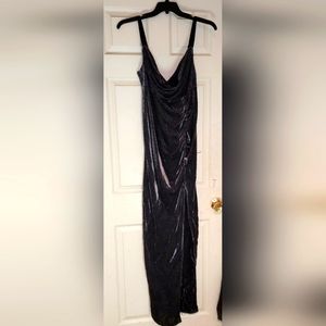 Black/Silver Woman's Evening Dress